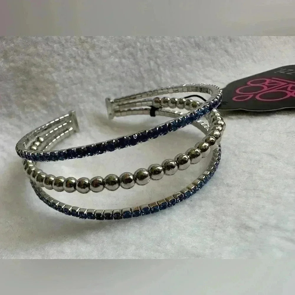 Blue Cuff Bracelet - Picture 2 of 3